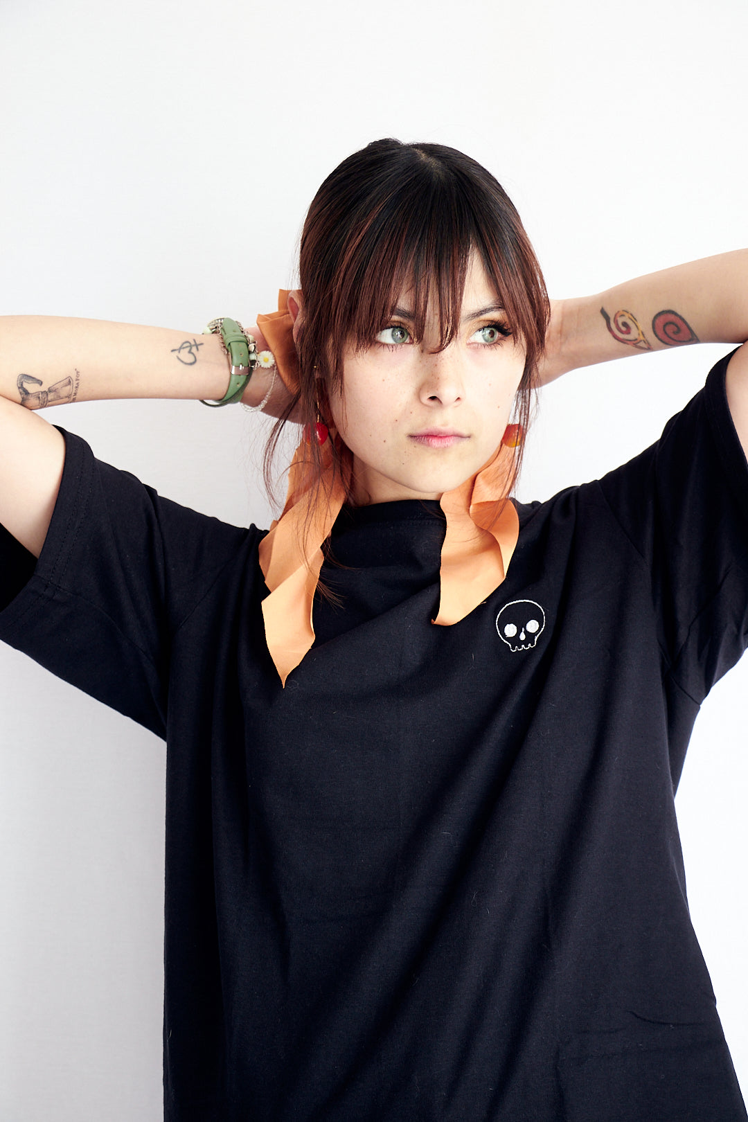 T-shirt Skull negra