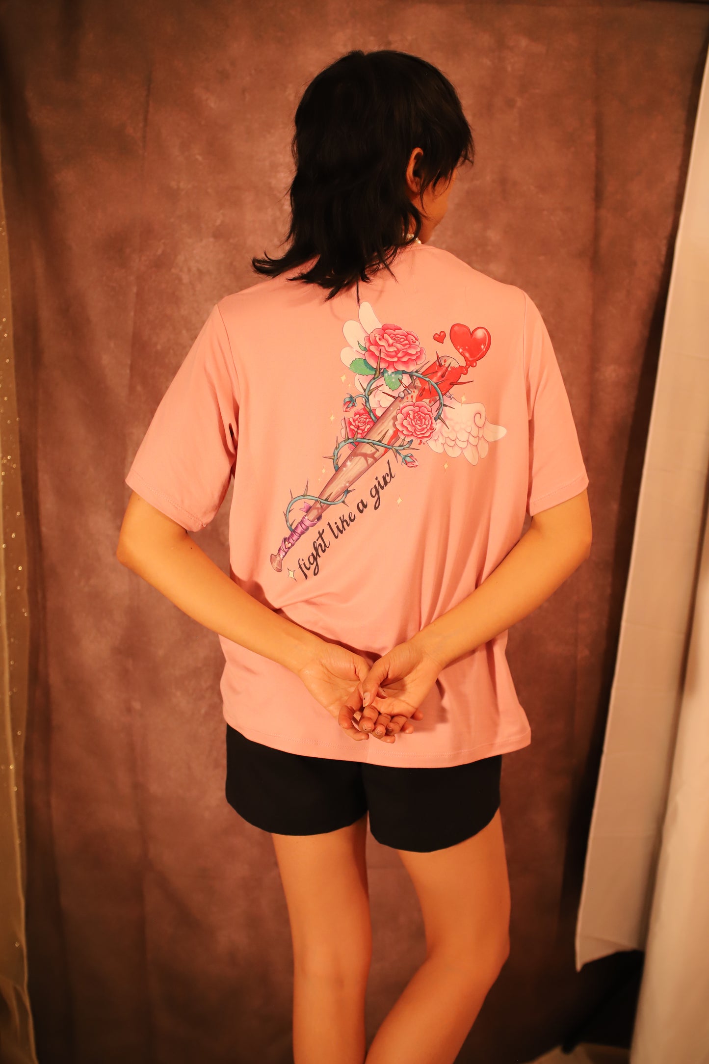 T-shirt Bate Rosa