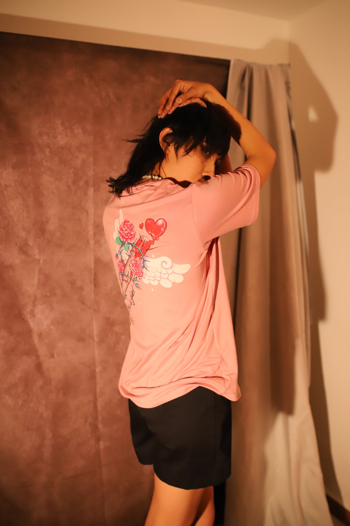 T-shirt Bate Rosa