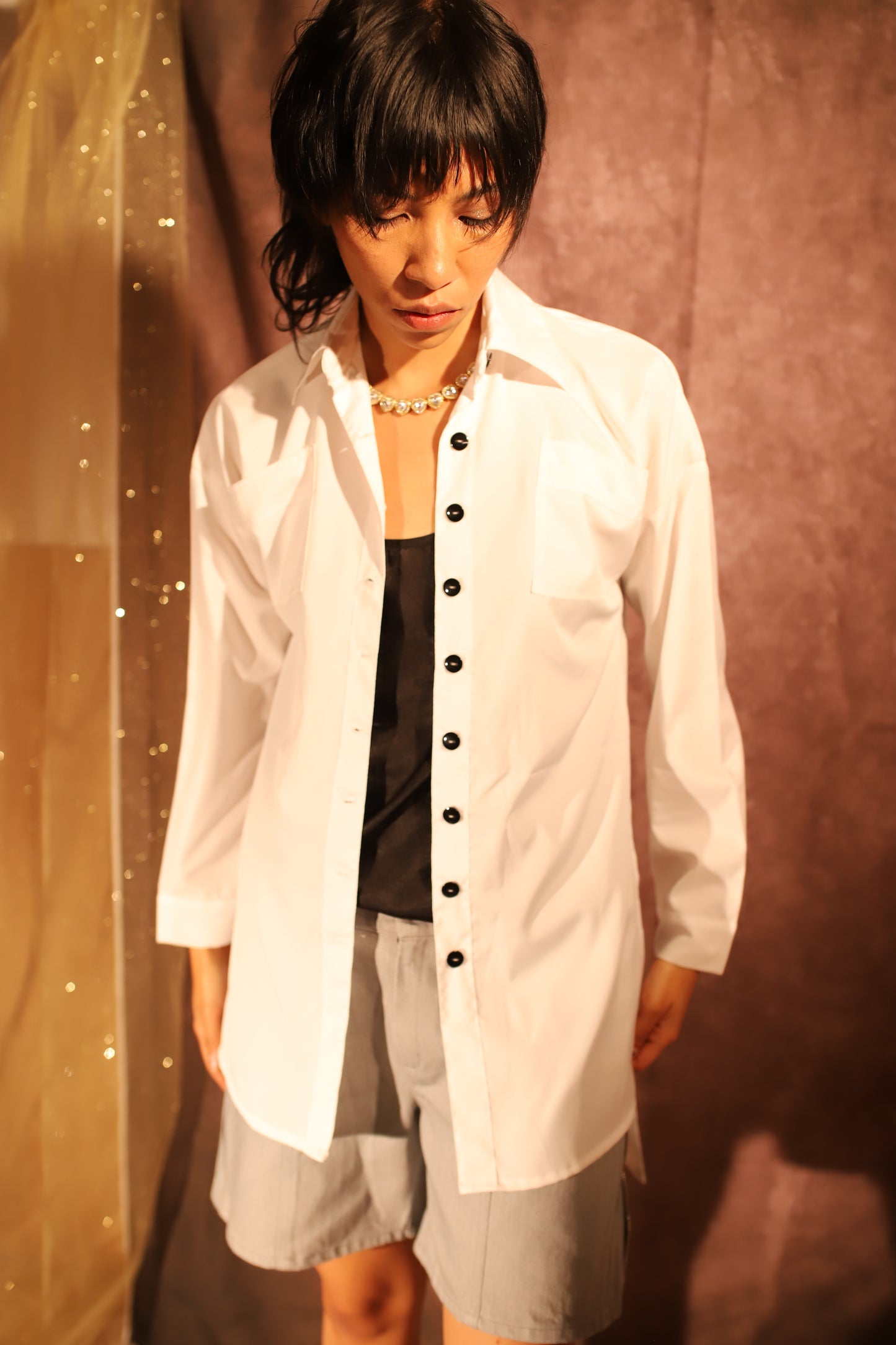 Blusa Asimétrica Blanca