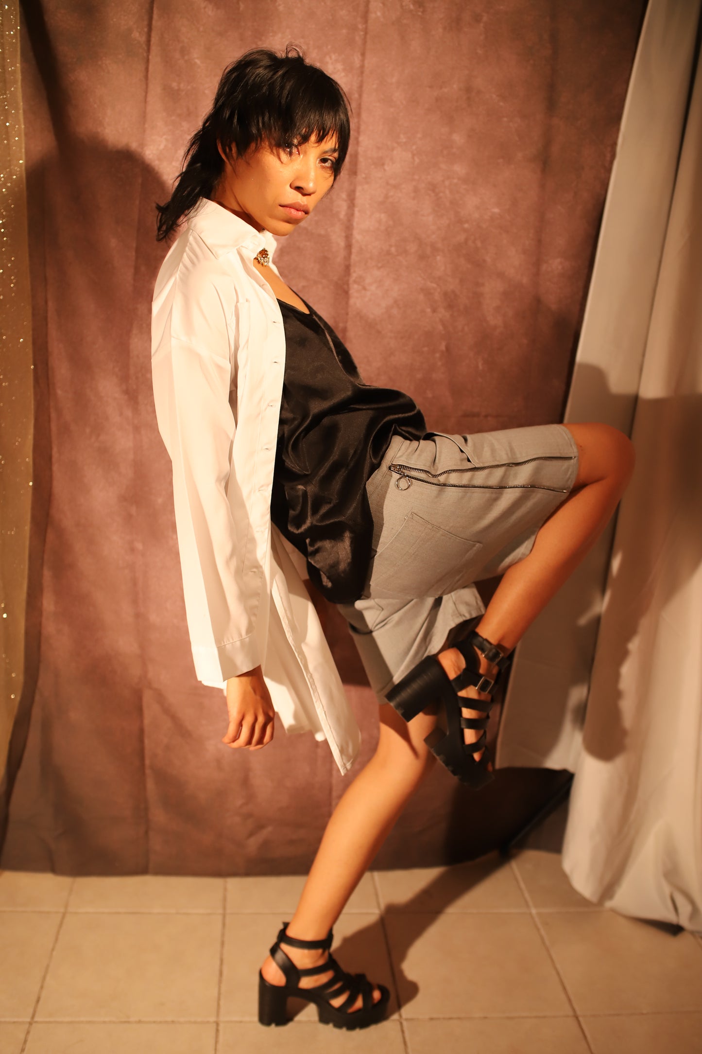 Blusa Asimétrica Blanca