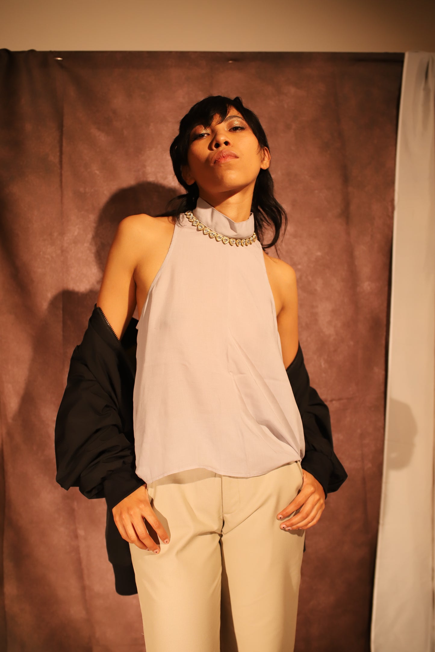 Pantalon de vestir Beige