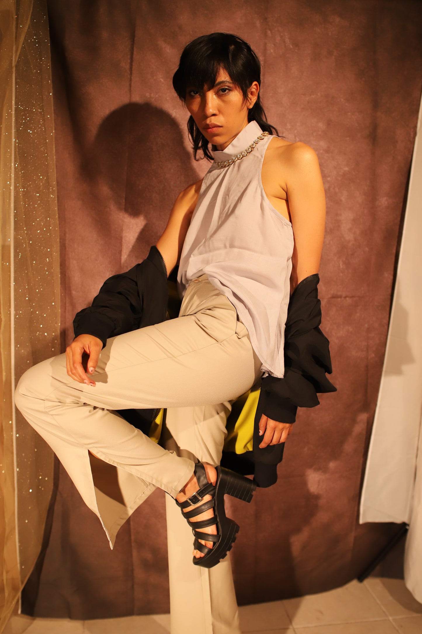 Pantalon de vestir Beige