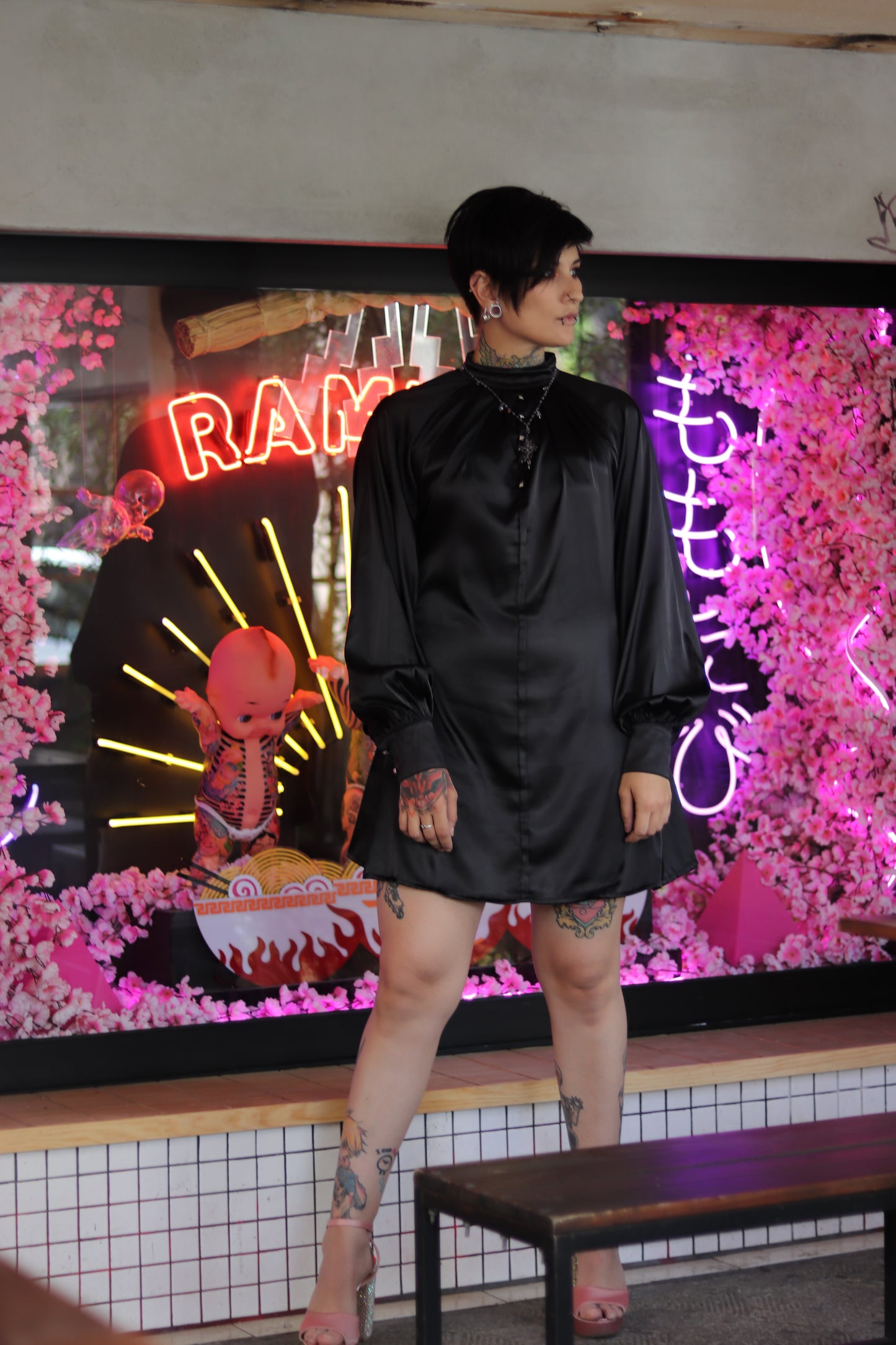 Vestido Yakuza Black