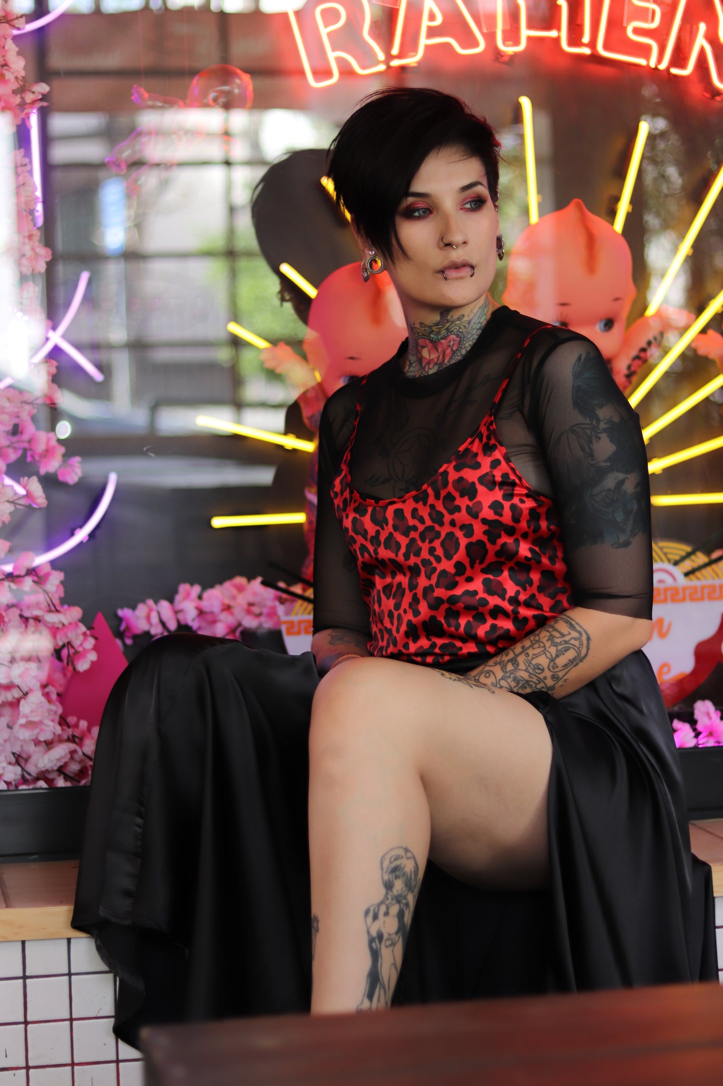 Blusa tirantes Leopardo
