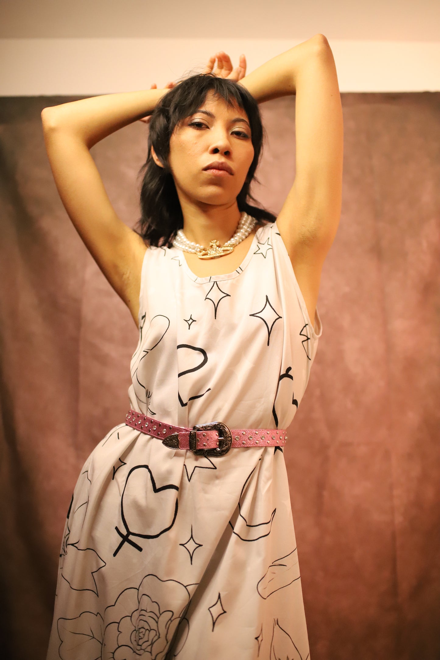 Vestido Sailor estampado